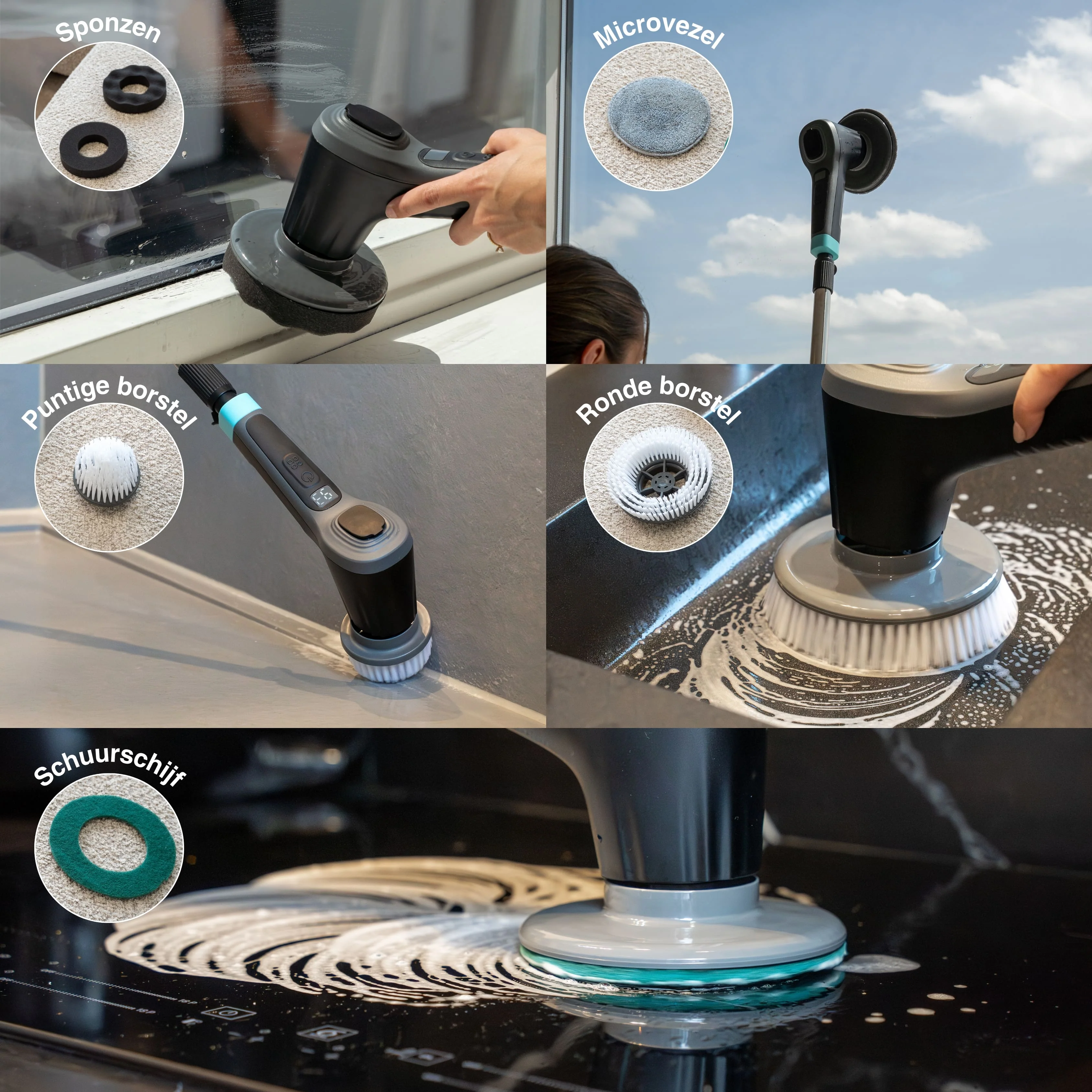 Achaté Elektrische Schoonmaakborstel - Image 3